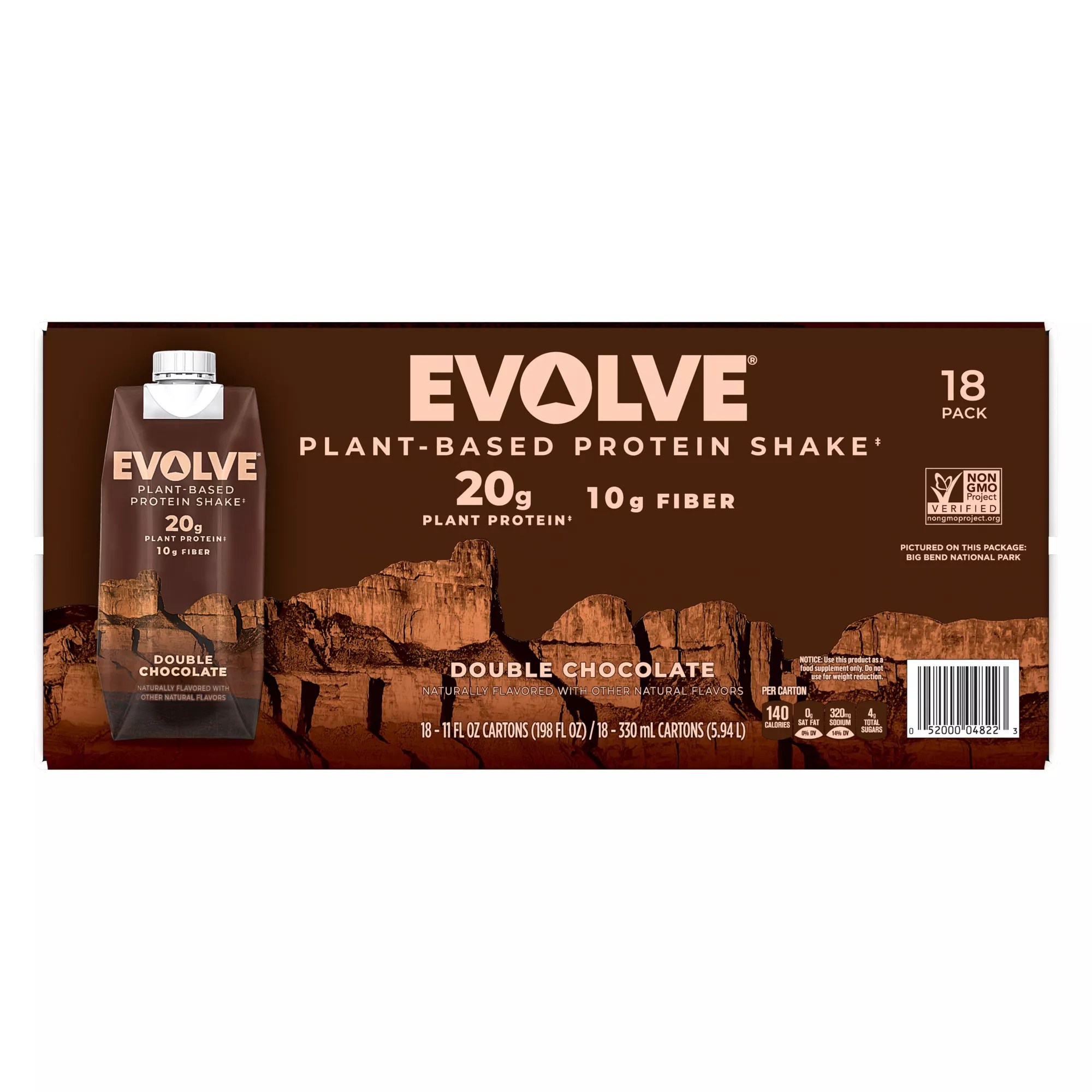 Evolve PlantBased Protein Shake, 18 ct./11 oz. BJ's Wholesale Club