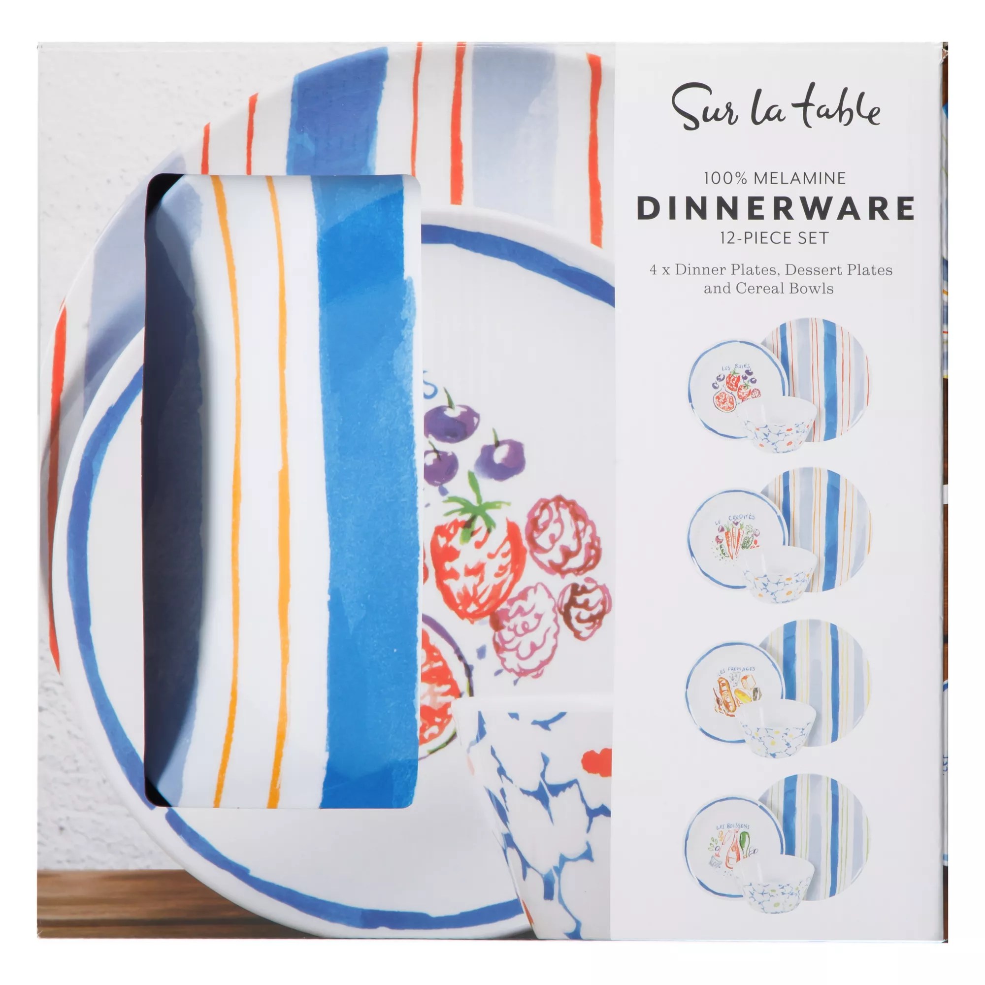 Sur La Table 12Pc. Melamine Dinnerware Set BJ's Wholesale Club