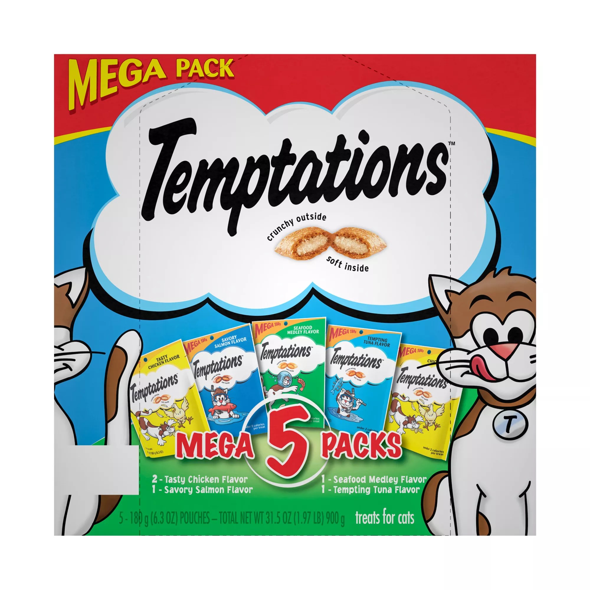 Whiskas Temptations Cat Treats Mega Pack BJ's Wholesale Club