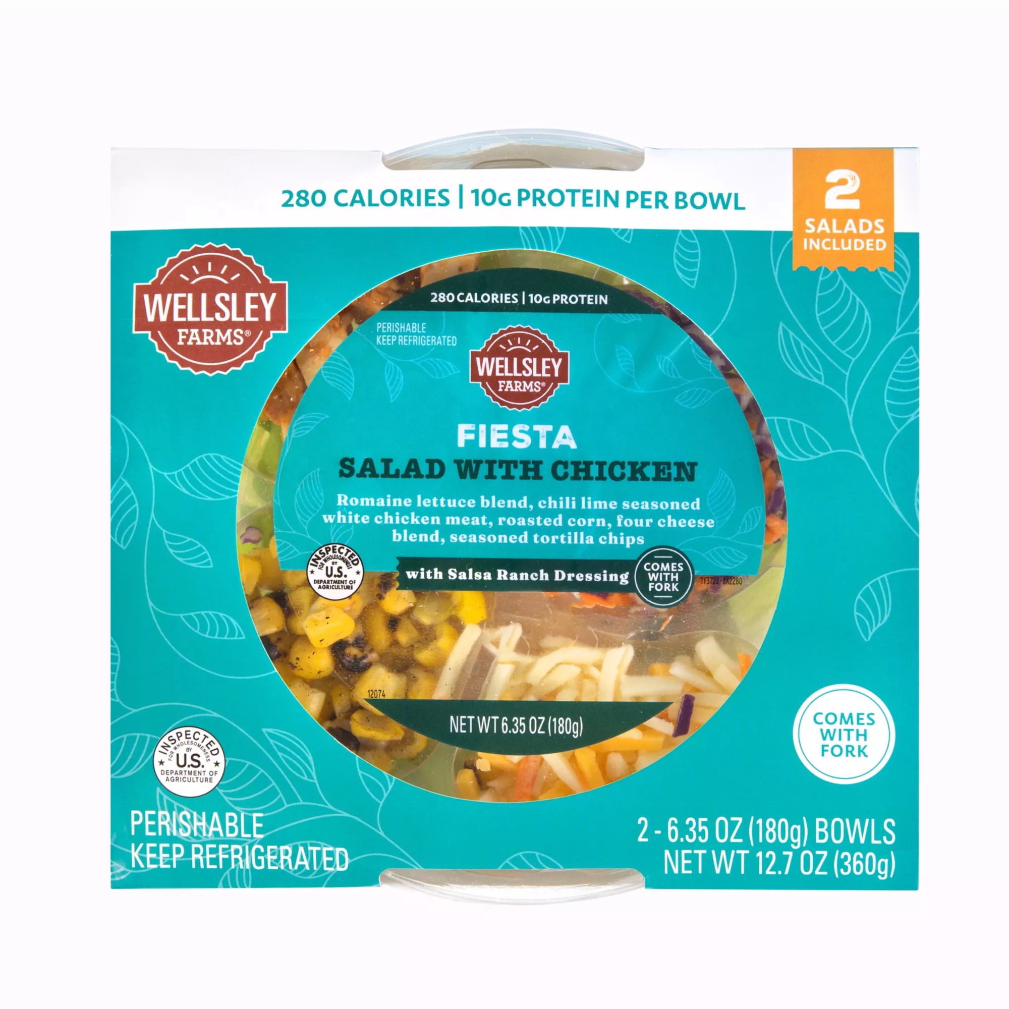 Wellsley Farms Fiesta Salad Bowl, 2 pk./6.35 oz. BJ's Wholesale Club