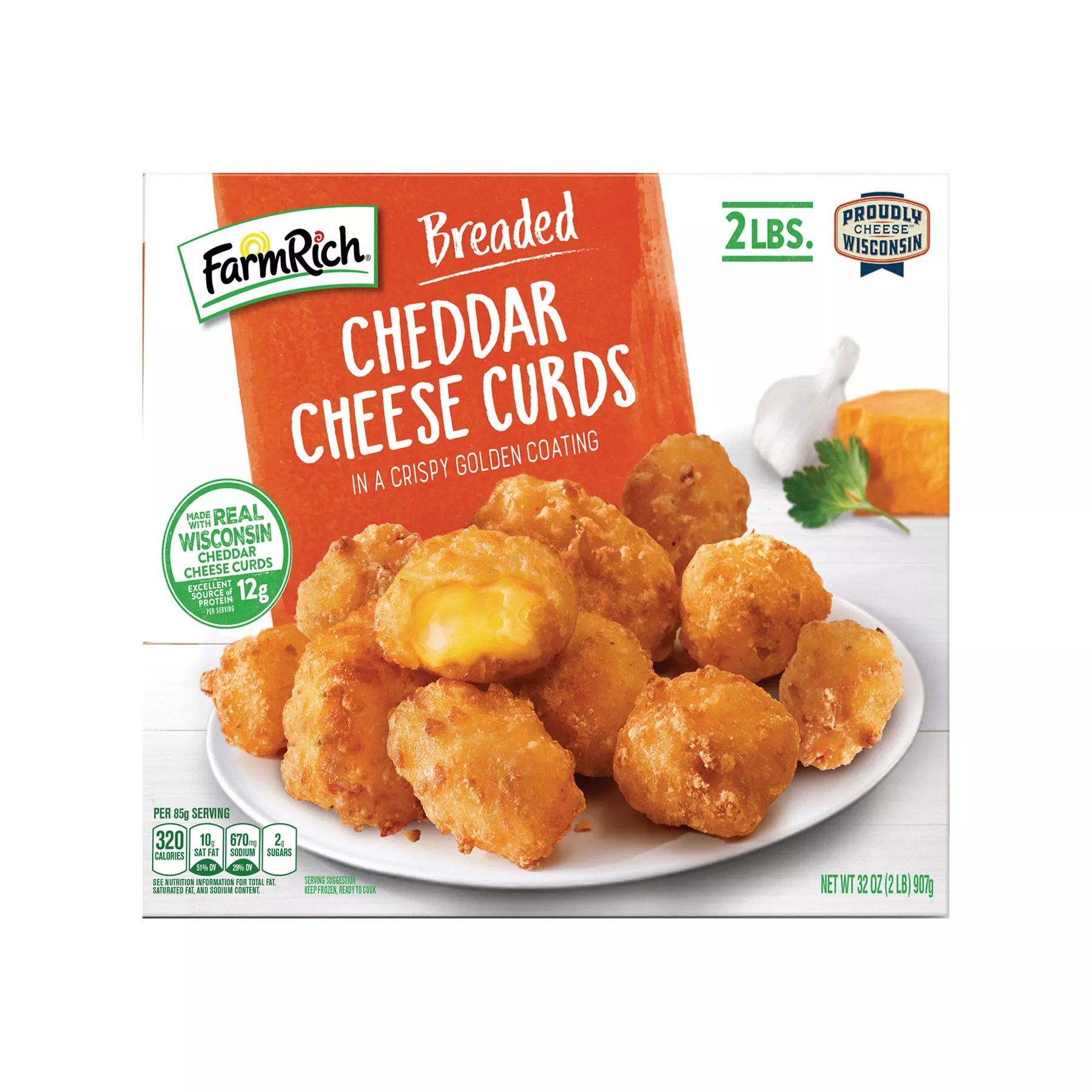 Farm Rich Breaded Cheddar Cheese Curds, 2.5 lbs. BJ's Wholesale Club
