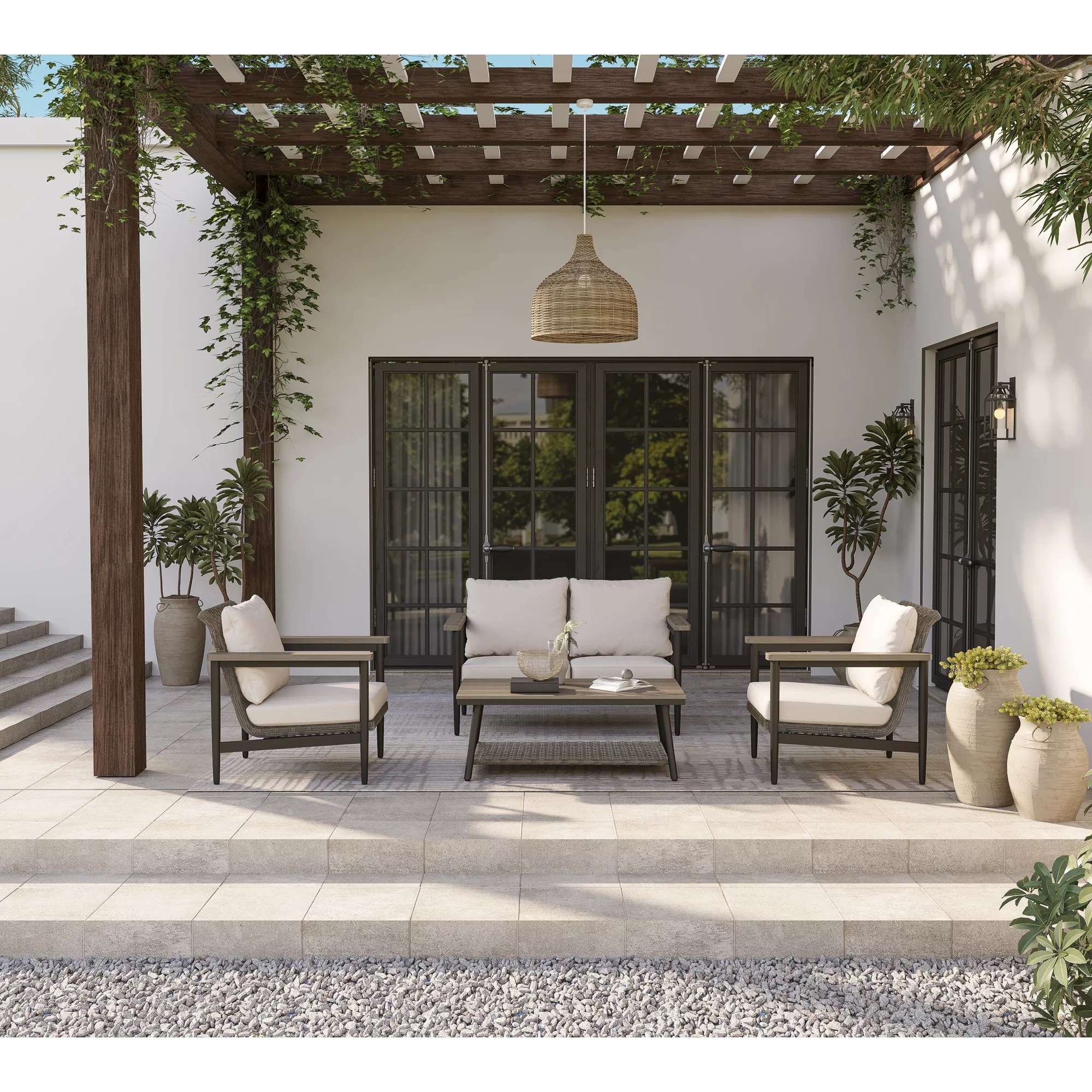 Cambridge 4Piece Deep Seating Patio Set BJ's Wholesale Club