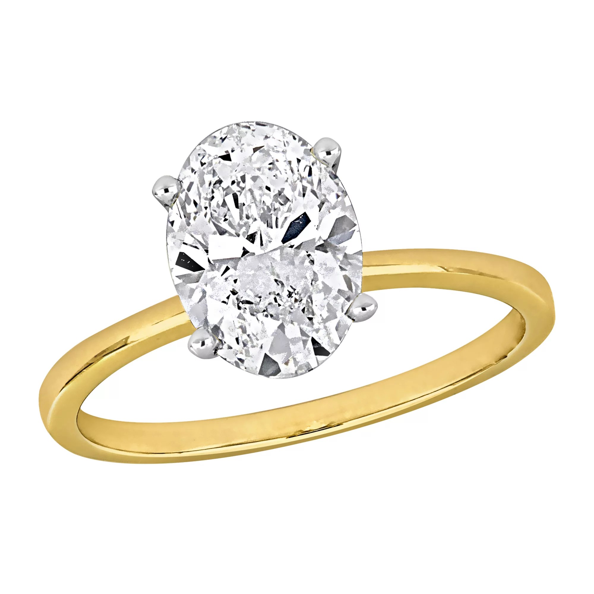 2 ct. t.w. LabGrown Diamond Oval Solitaire Engagement Ring in 14k