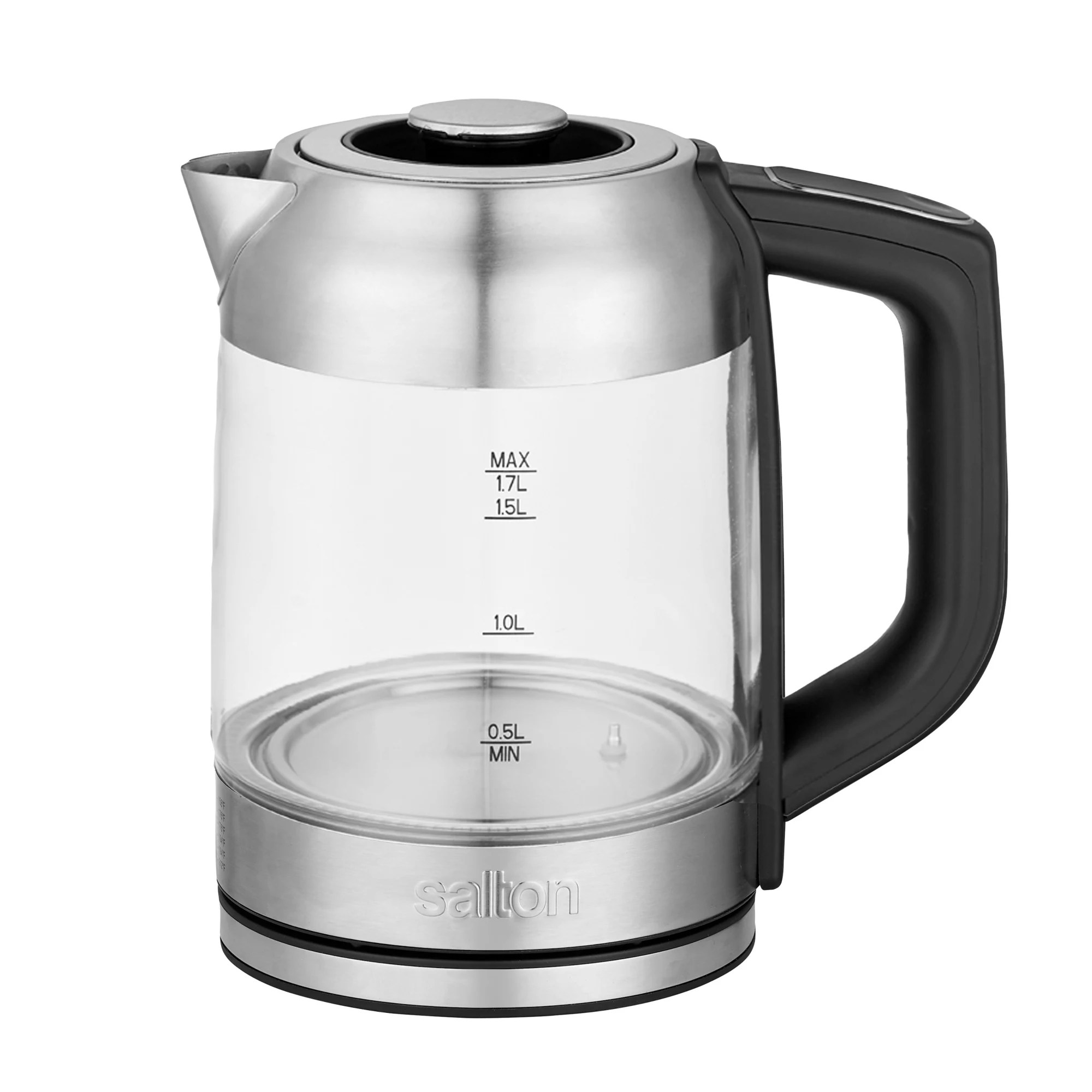 Salton 1.8 Qt. Temperature Control Kettle & Tea Steeper Stainless