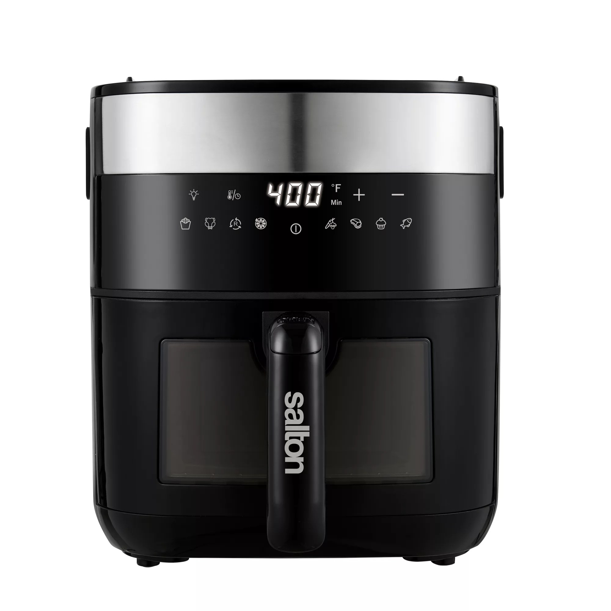 Salton 4.9 Qt. Flip and Cook 3in1 Air Fryer, Grill & Dehydrator