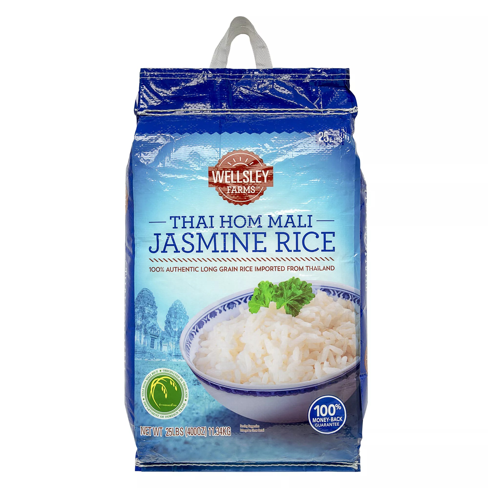Wellsley Farms Thai Hom Mali Jasmine Rice 25 lbs. BJ's Wholesale Club
