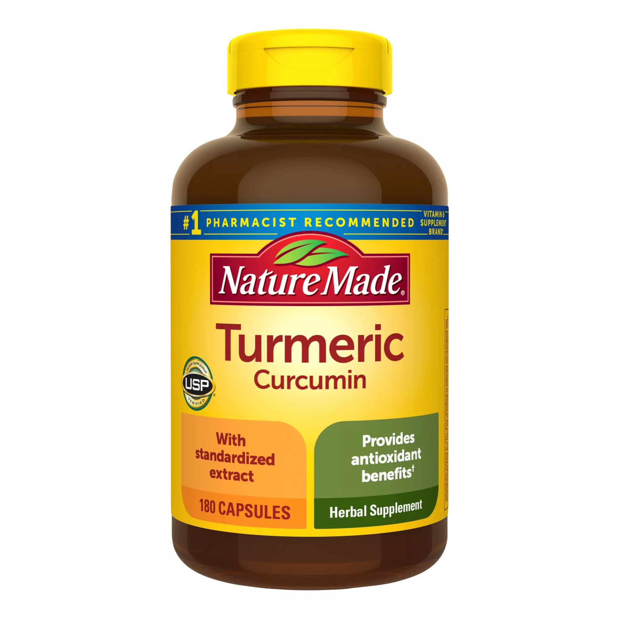 Nature Made Turmeric Capsules, 180 ct. BJ's Wholesale Club