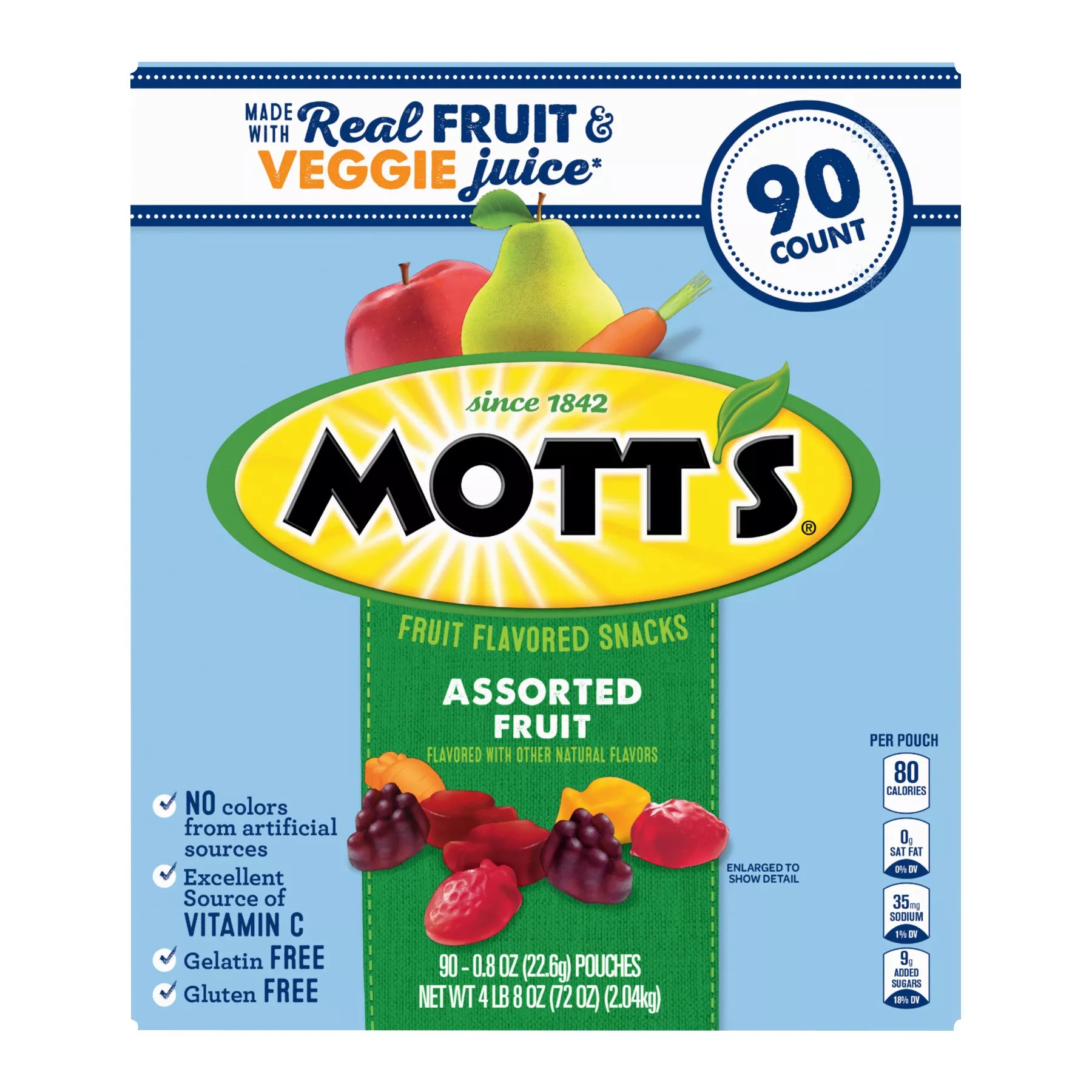 Mott's Fruit Flavored Snacks, 90 lupon.gov.ph