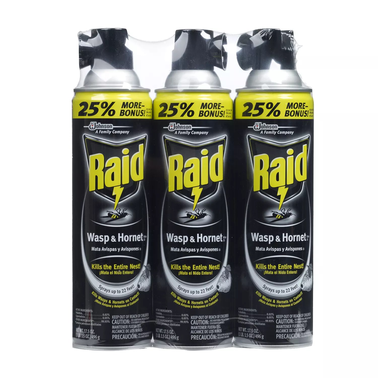 Raid Wasp And Killer Spray, Kills Paper Wasps,, 57 OFF