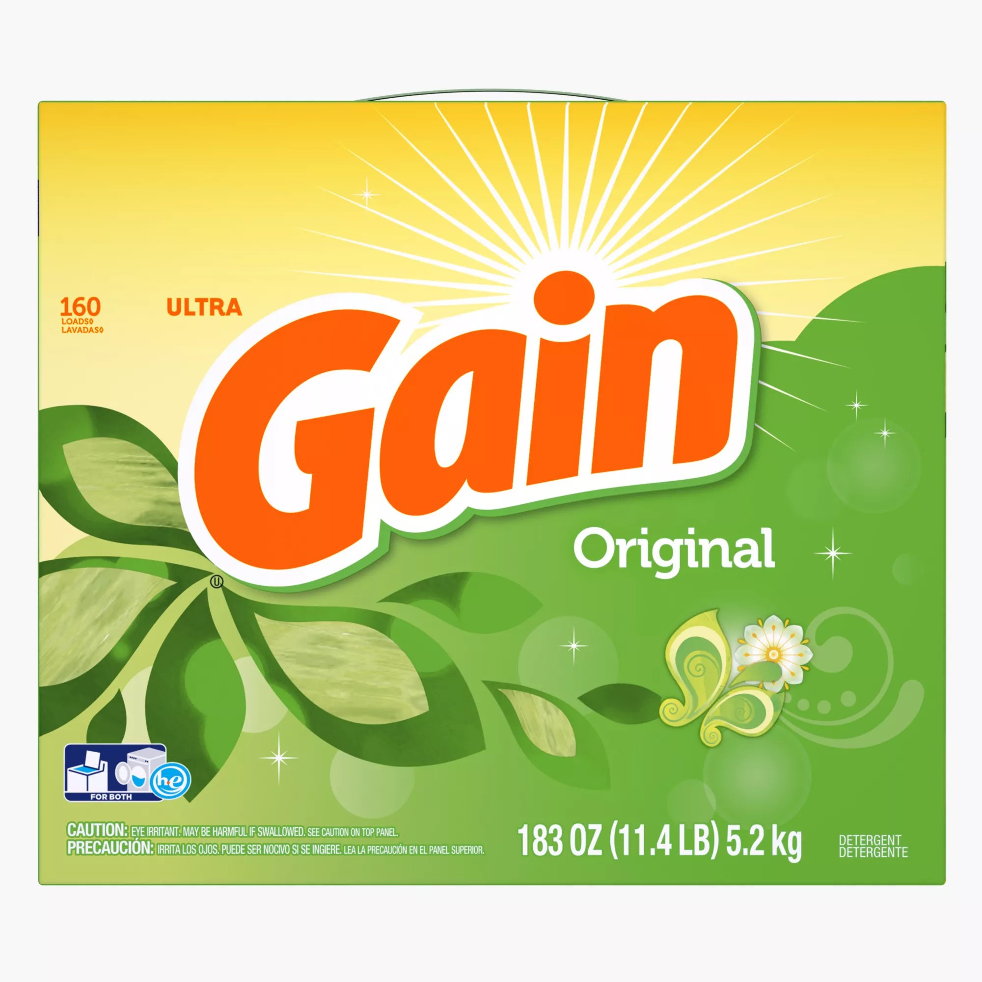 Gain Original HE Powder Laundry Detergent BJ's Wholesale Club