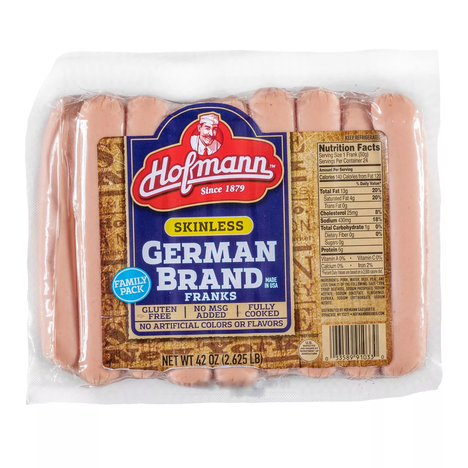 Hofmann Skinless German Franks, 24 ct BJ's Wholesale Club