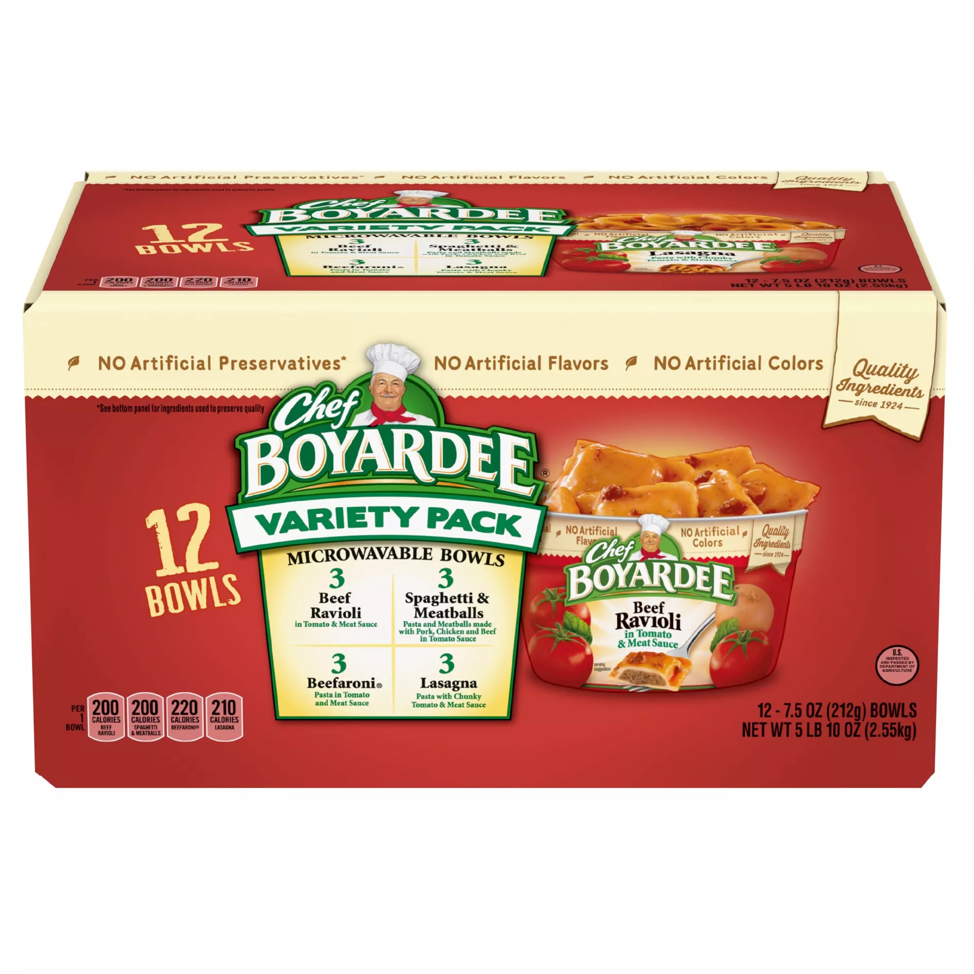 Chef Boyardee Variety Microwave Cups BJ's Wholesale Club