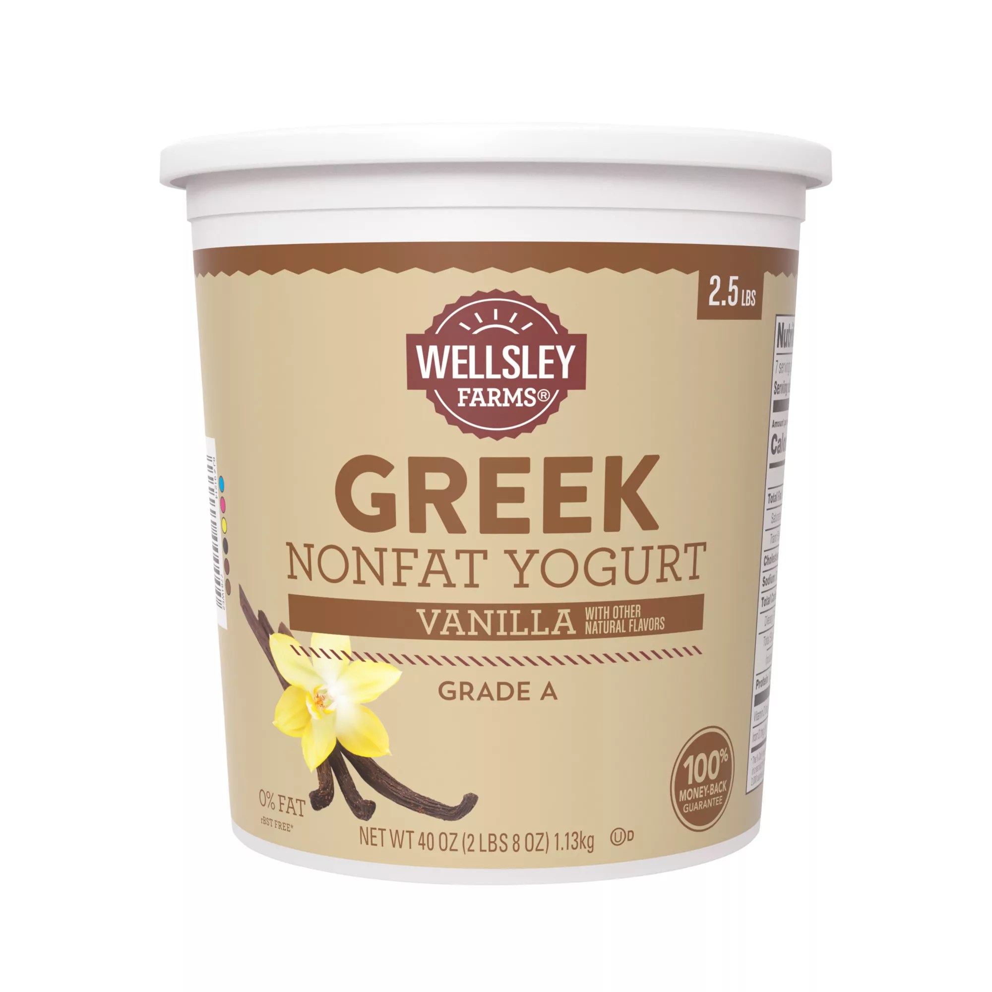 Nonfat Grade A NaturallyFlavored Vanilla Greek Yogurt BJs WholeSale Club