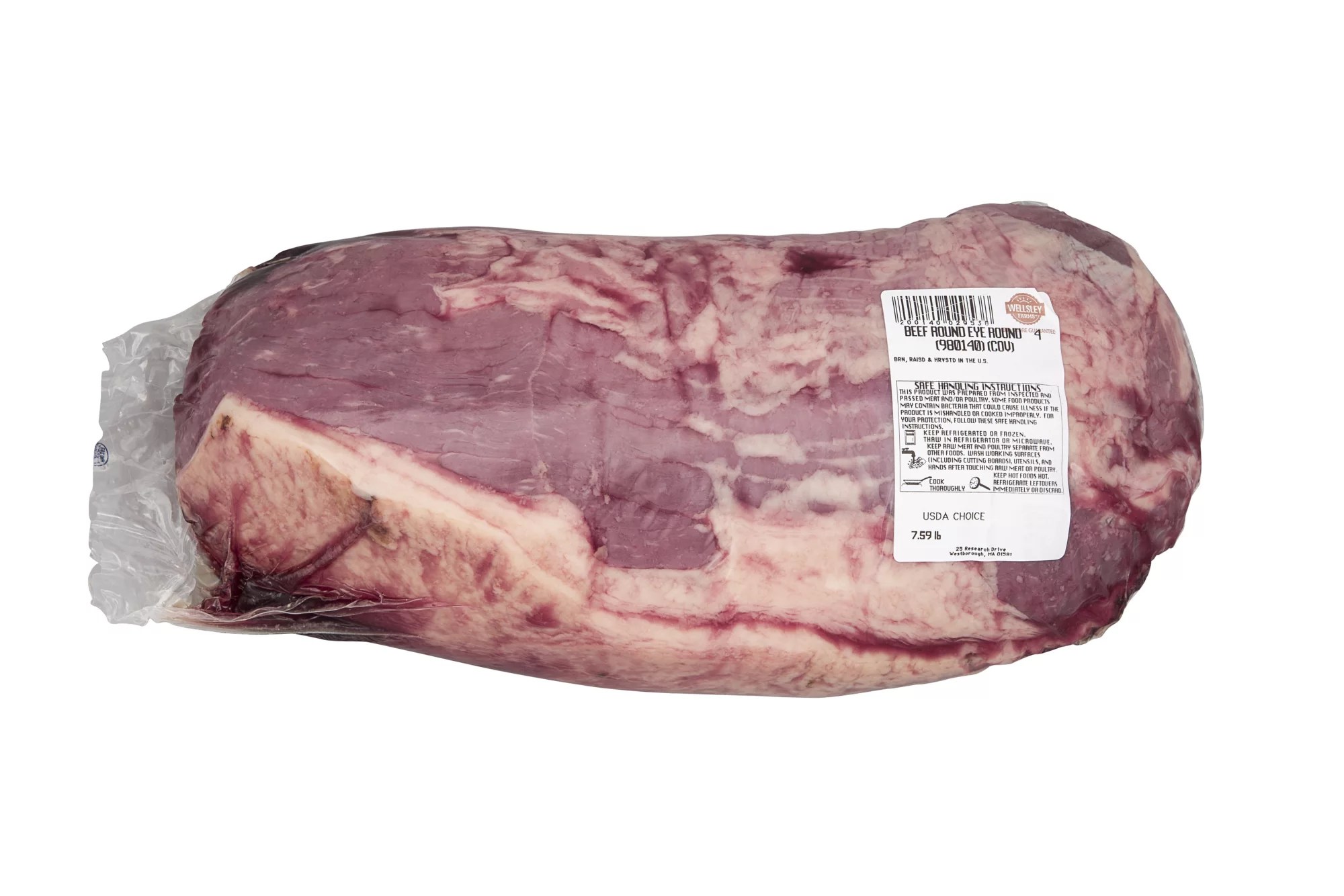 USDA Choice Beef Eye of Round Whole, 48 lbs. BJ's Wholesale Club