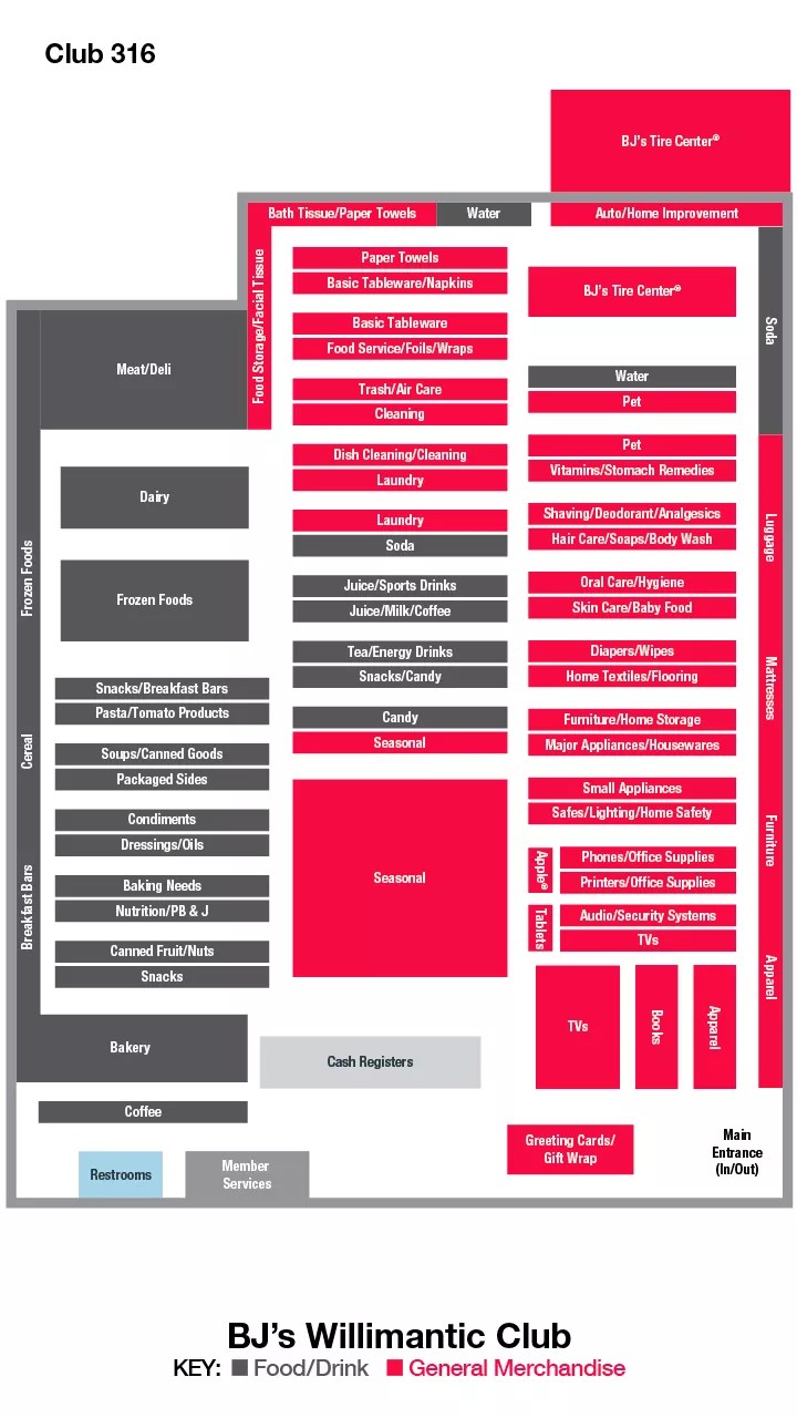 BJ's Wholesale Club Willimantic, CT