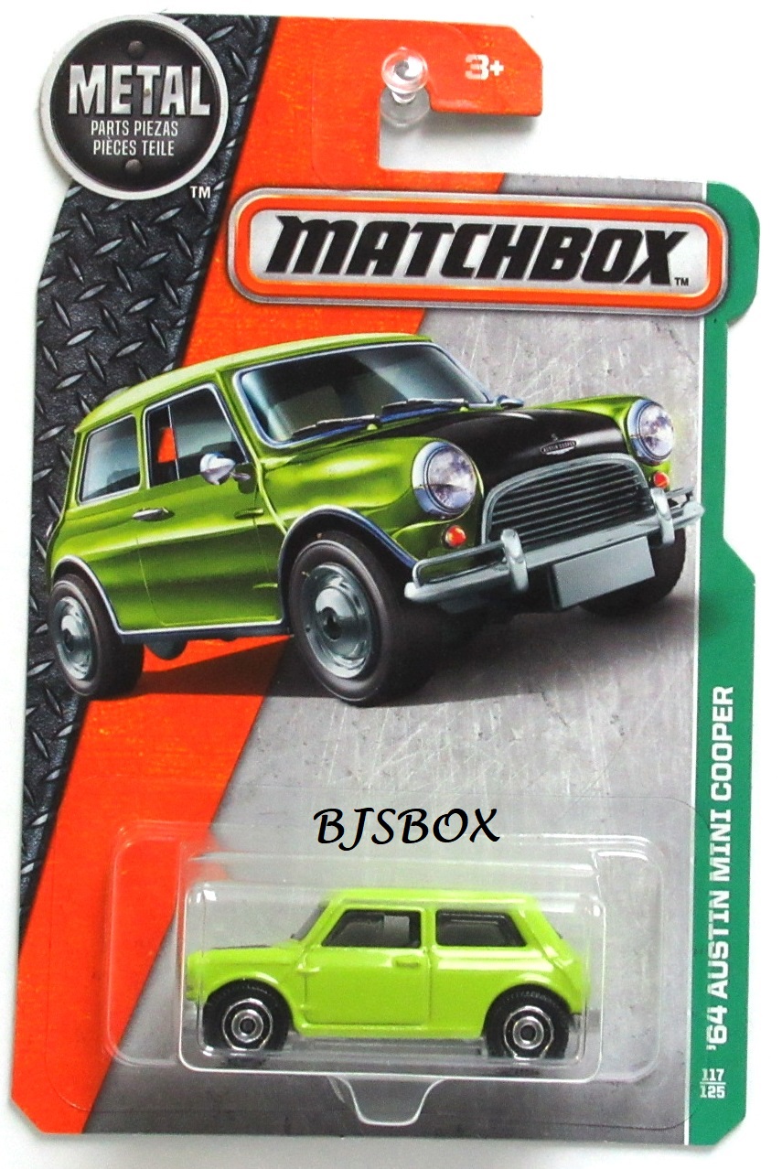 Matchbox 2017 Metal Series 64 AUSTIN MINI COOPER 117/125 Lime Green