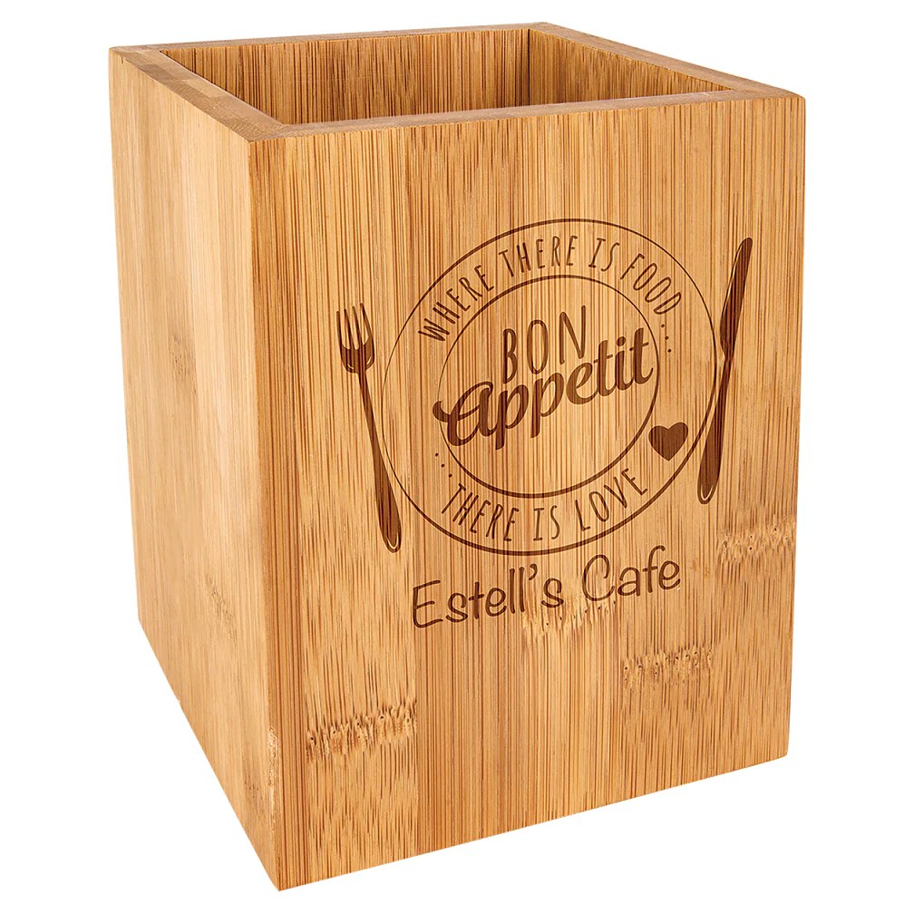 Bamboo Utensil Holder BJs Trophy