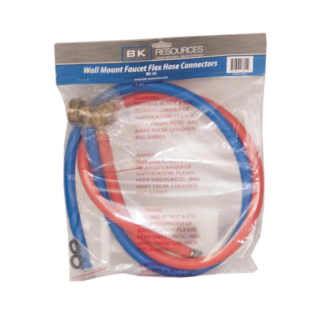 36" HOT AND COLD FLEXIBLE WATER LINES BK Resources