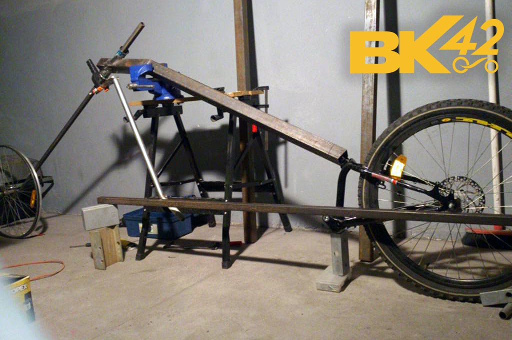 Custom Chopper Bike Build with Recycled Parts