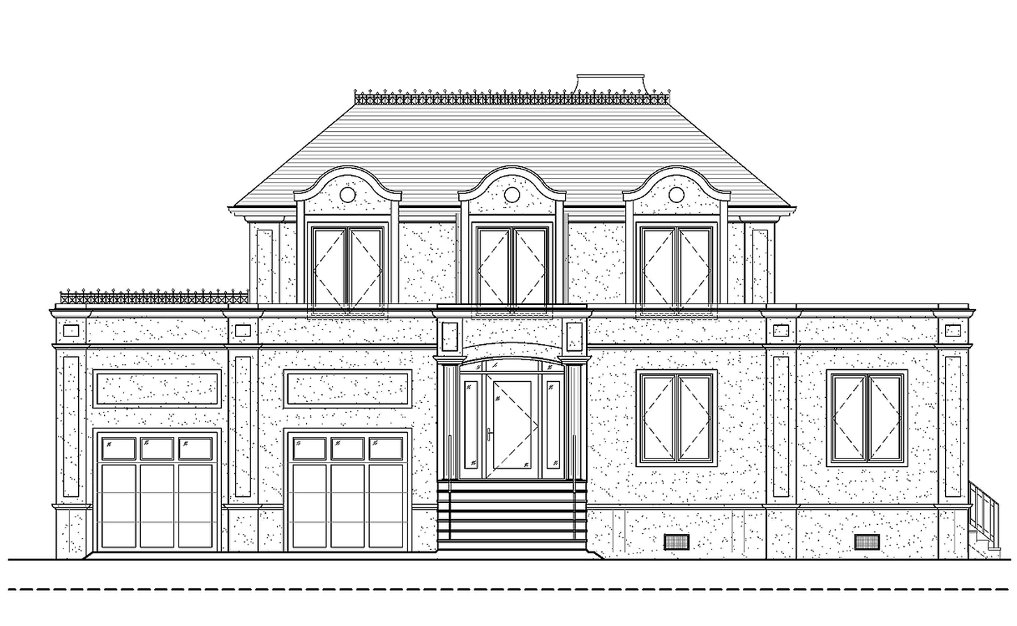 Babylon Village, NY 3,100 Square Foot French Chateau BKH ARCHITECT