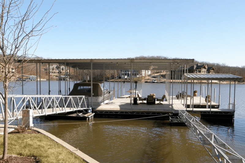 Residential Boat Docks B & K ORNAMENTAL IRON & WELDING / DOCK & BARGE