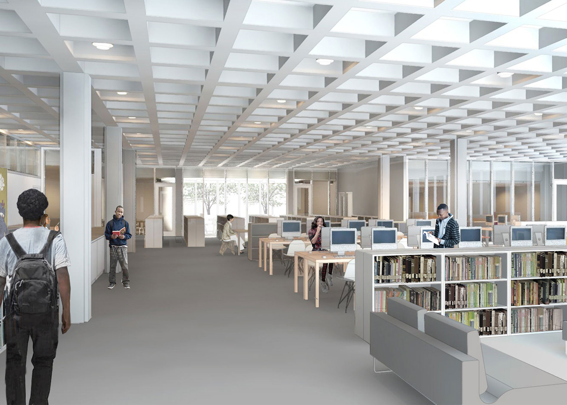 Whitney Young Library Chicago bKL Architecture