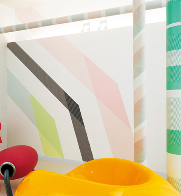 Washi tape for your walls Brooklyn Bride Modern Wedding Blog