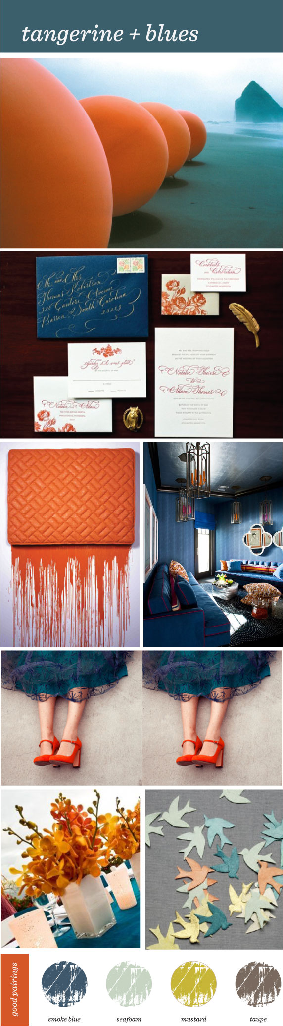 Tangerine Dream Brooklyn Bride Modern Wedding Blog