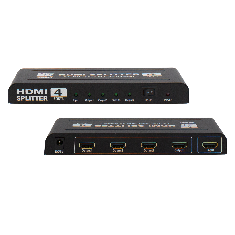 4Port HDMI Splitter BK Miami