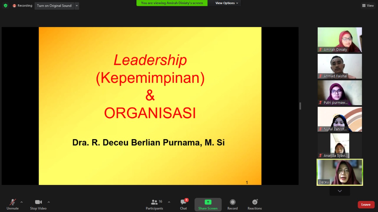 Pengurus HMJ BKPI Mengadakan Pelatihan Dasar Kepemimpinan – Program Studi  Bimbingan dan Konseling Pendidikan Islam