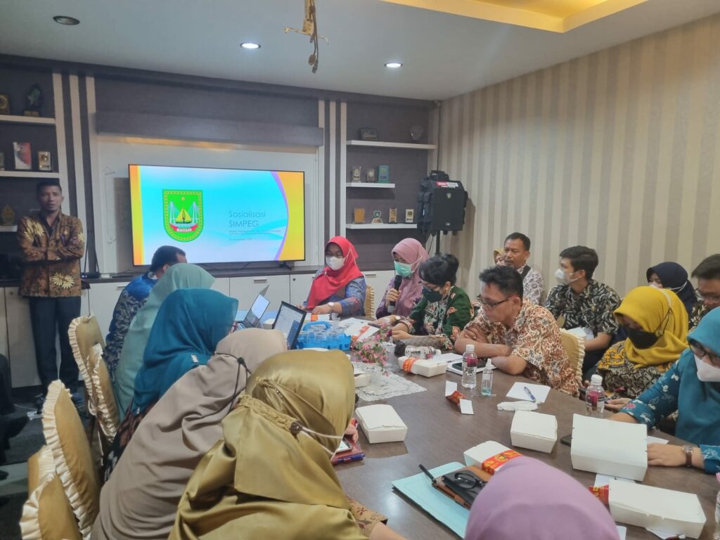 Sosialisasi SIMPEG BKPSDM Kota Batam Badan Kepegawaian dan