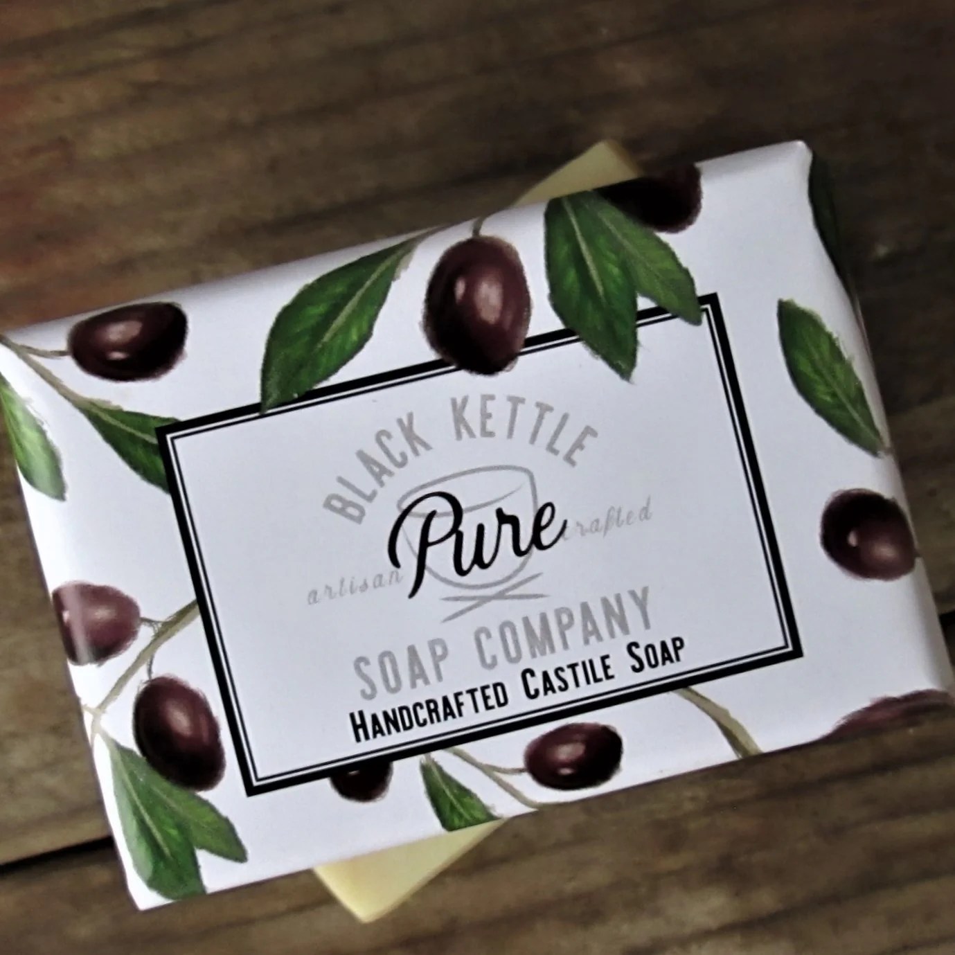 PURE Castile Soap 100 Olive Oil Black Kettle Soap Company