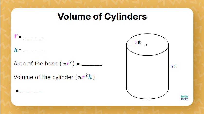 Find Volume of a Cylinder Lesson Plan - 8th Grade Math