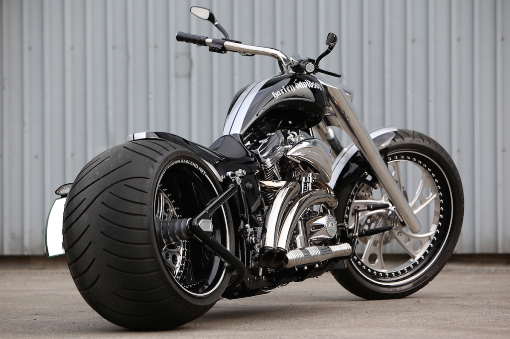 Harley Davidson 1997 EVO 330 Wide Tire Custom [IZANAGI] BAD LAND Graph