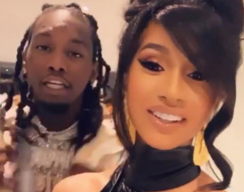 Offset's Wild 28th Birthday Celebrations With Cardi B At Strip Club