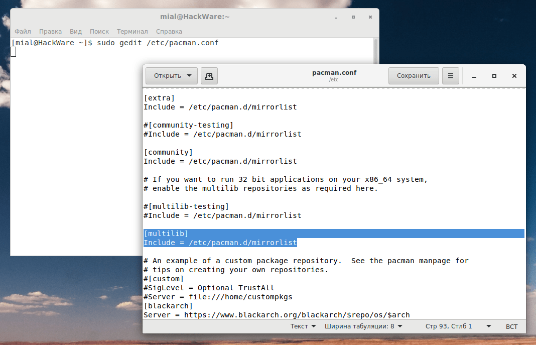 Ответ на вопрос как установить wine на manjaro linux