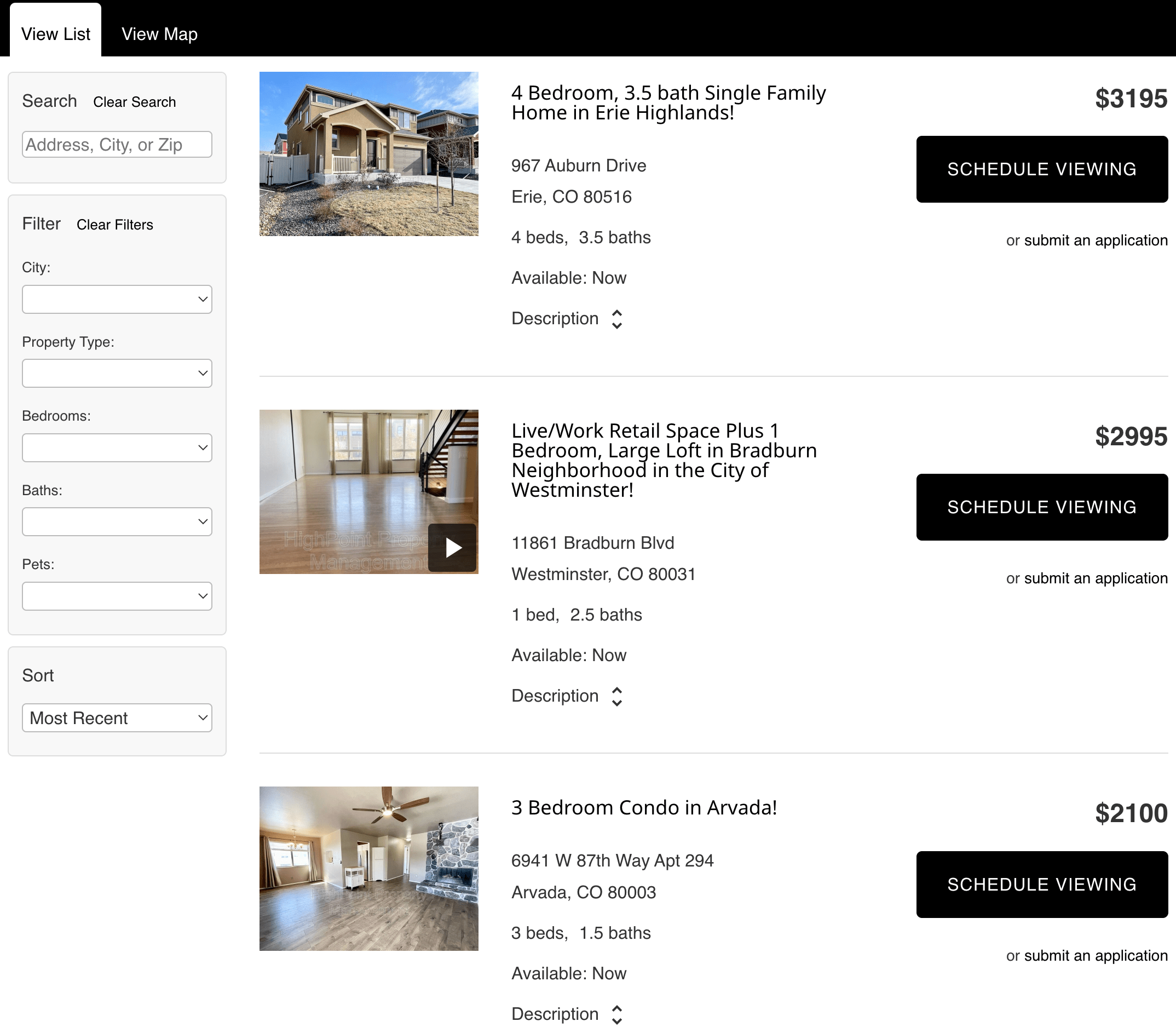 Properties For Rent In Fort Collins and Denver Black Bear Real Estate