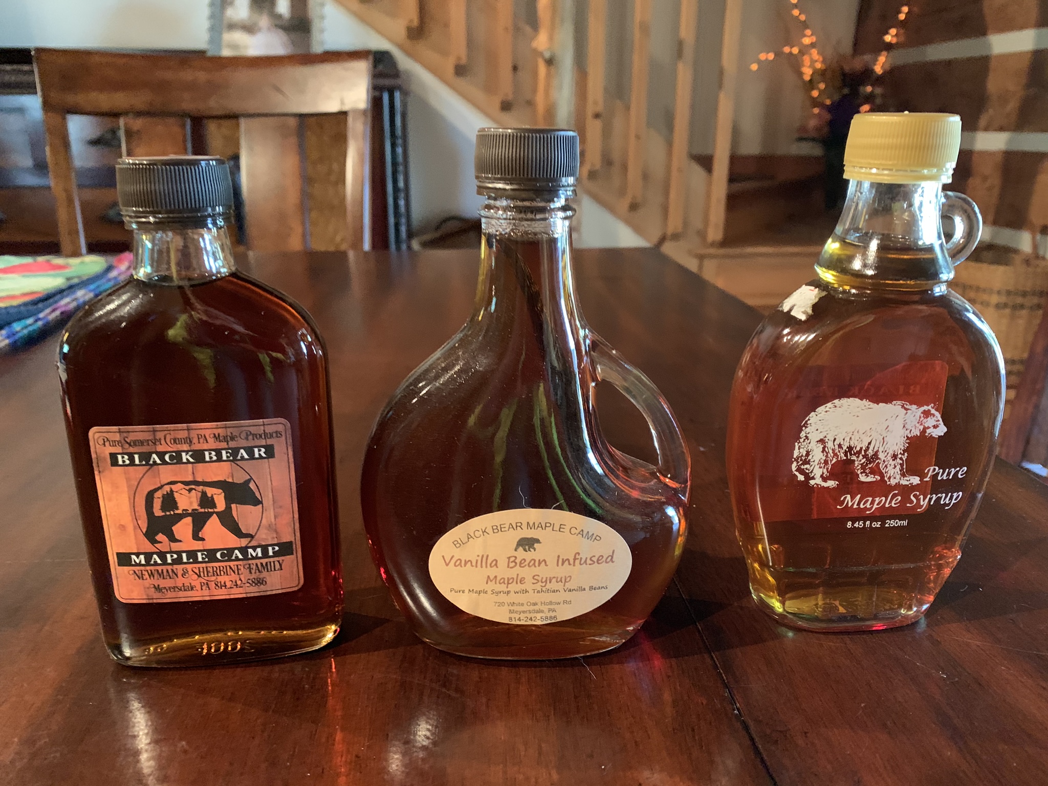 Flavored Maple Syrup Black Bear Maple