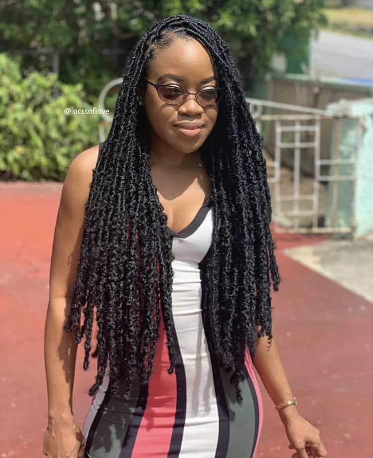 Bohemian Distressed Locs How to, type of hair used & maintenance