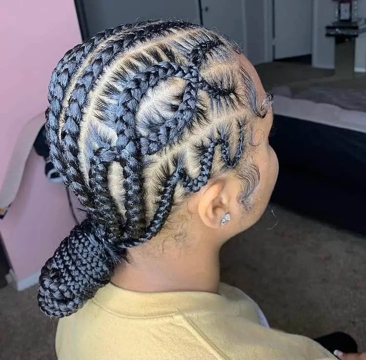 70 Stunning Stitch Braids Hairstyles For 2024
