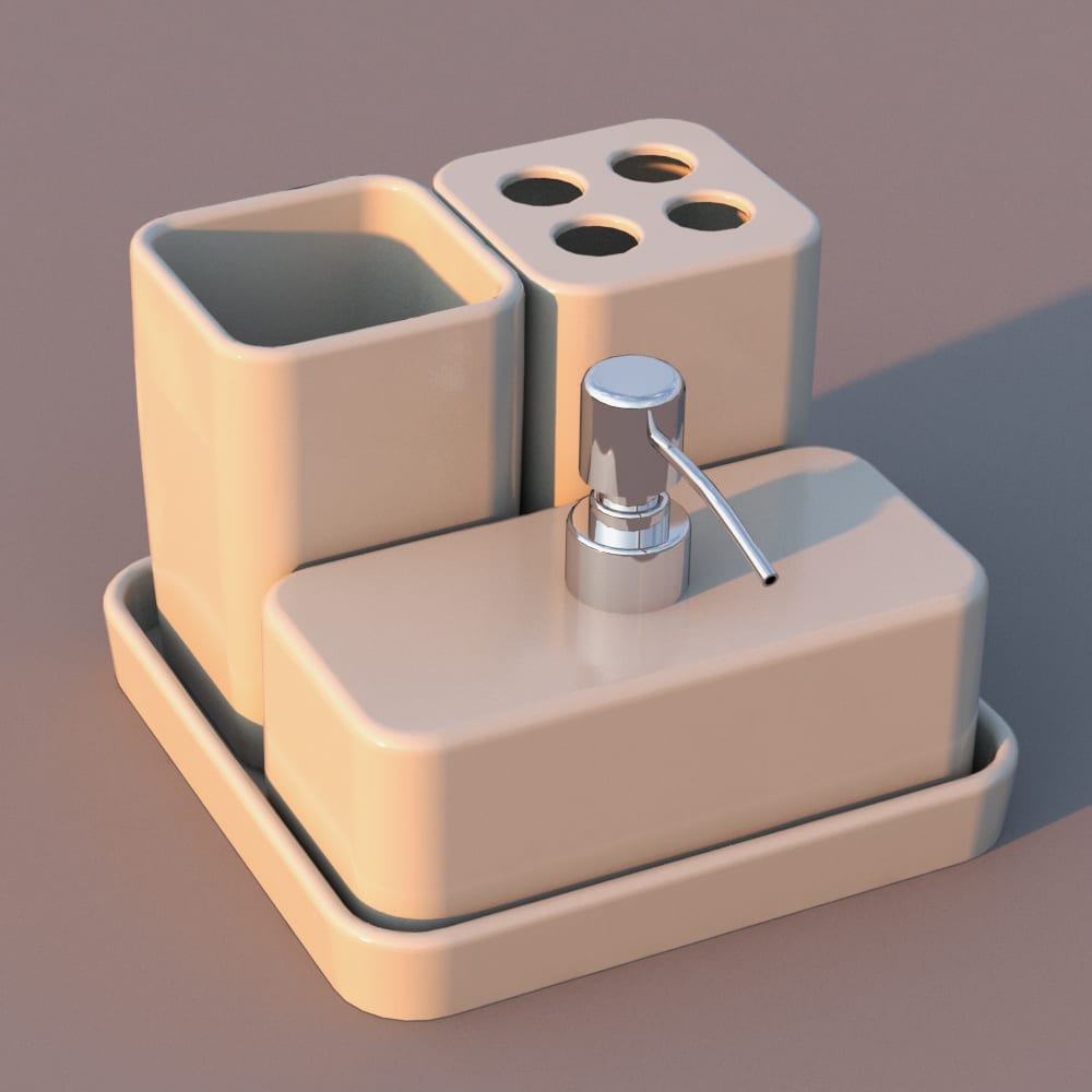 Bathroom Accessories Pack 2 Revit Family BlackBee3D