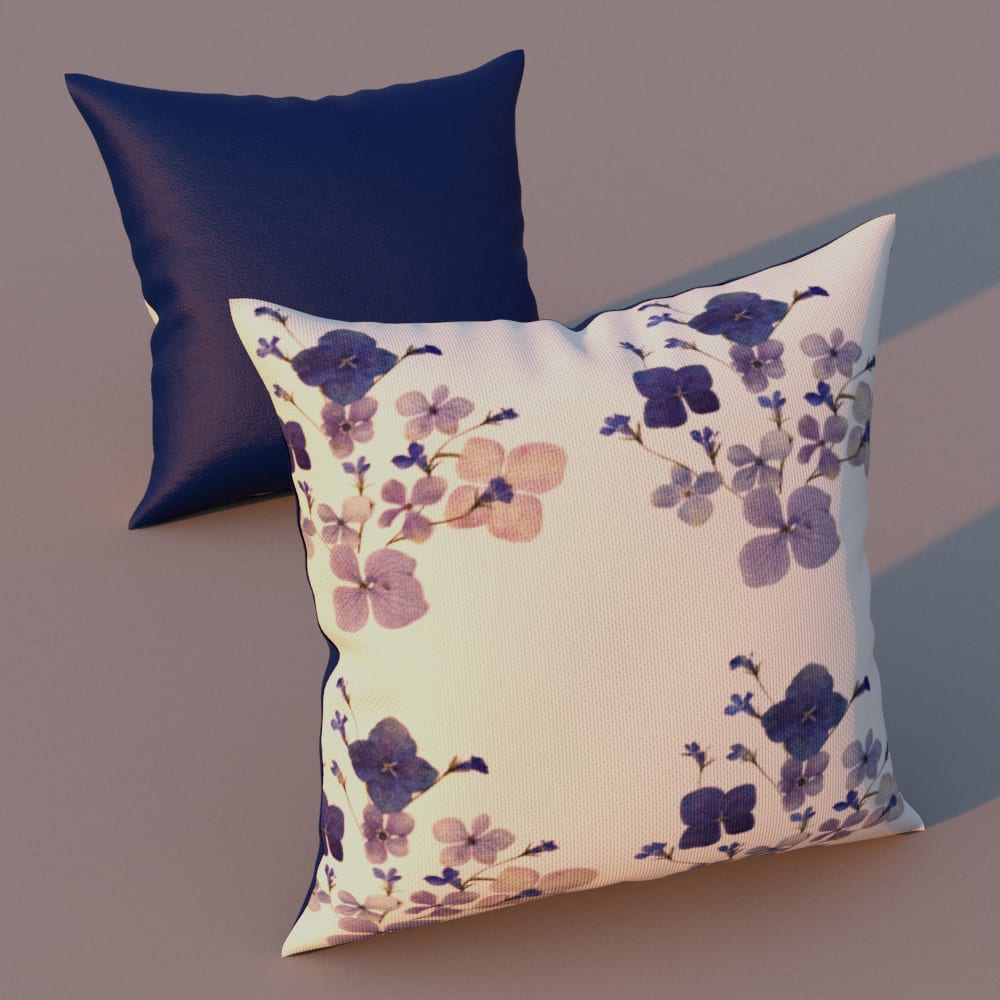 Square Cushion Euro Pillow Revit Family BlackBee3D