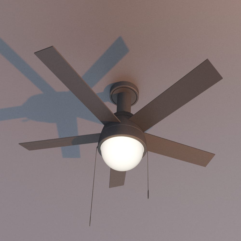 Ceiling Fan Modern 1 Revit Family BlackBee3D