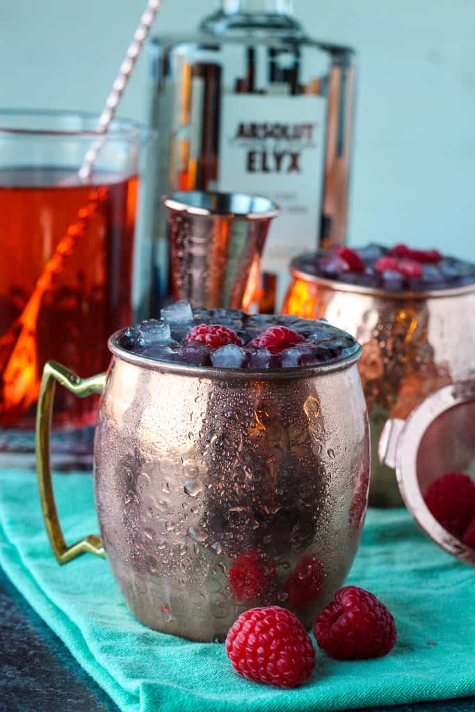 Raspberry Moscow Mule Recipe by Blackberry Babe