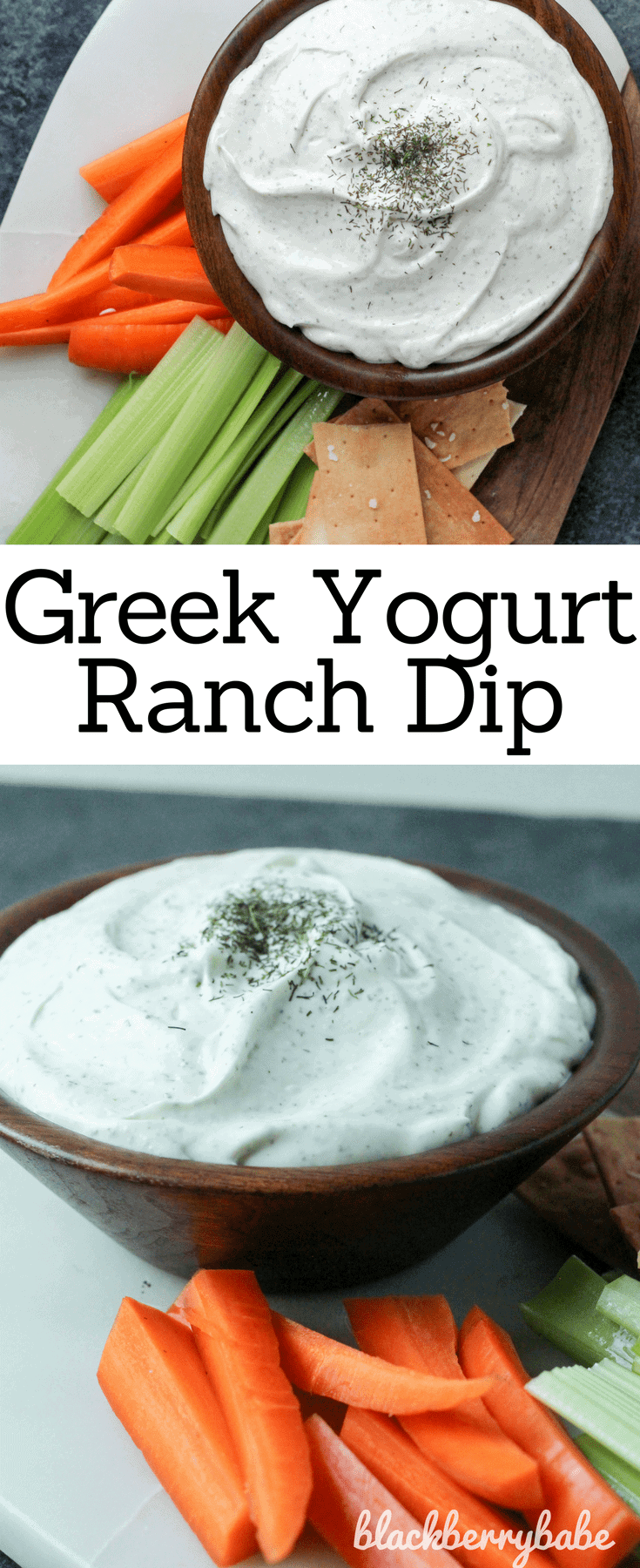 Greek Yogurt Ranch Dip Healthy and zesty dip for snacking!