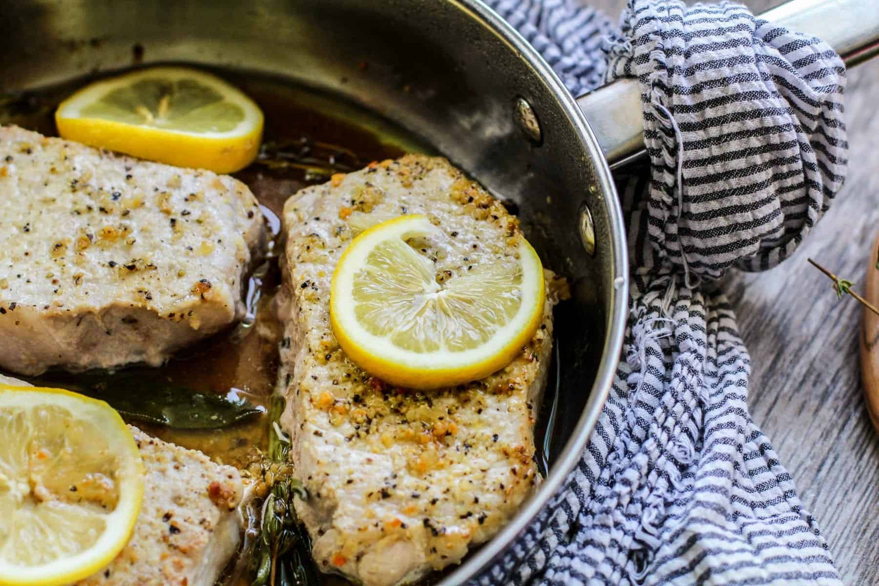 Lemon Pepper Pork Chops Recipe Stove Top, Grill and Oven Instructions!