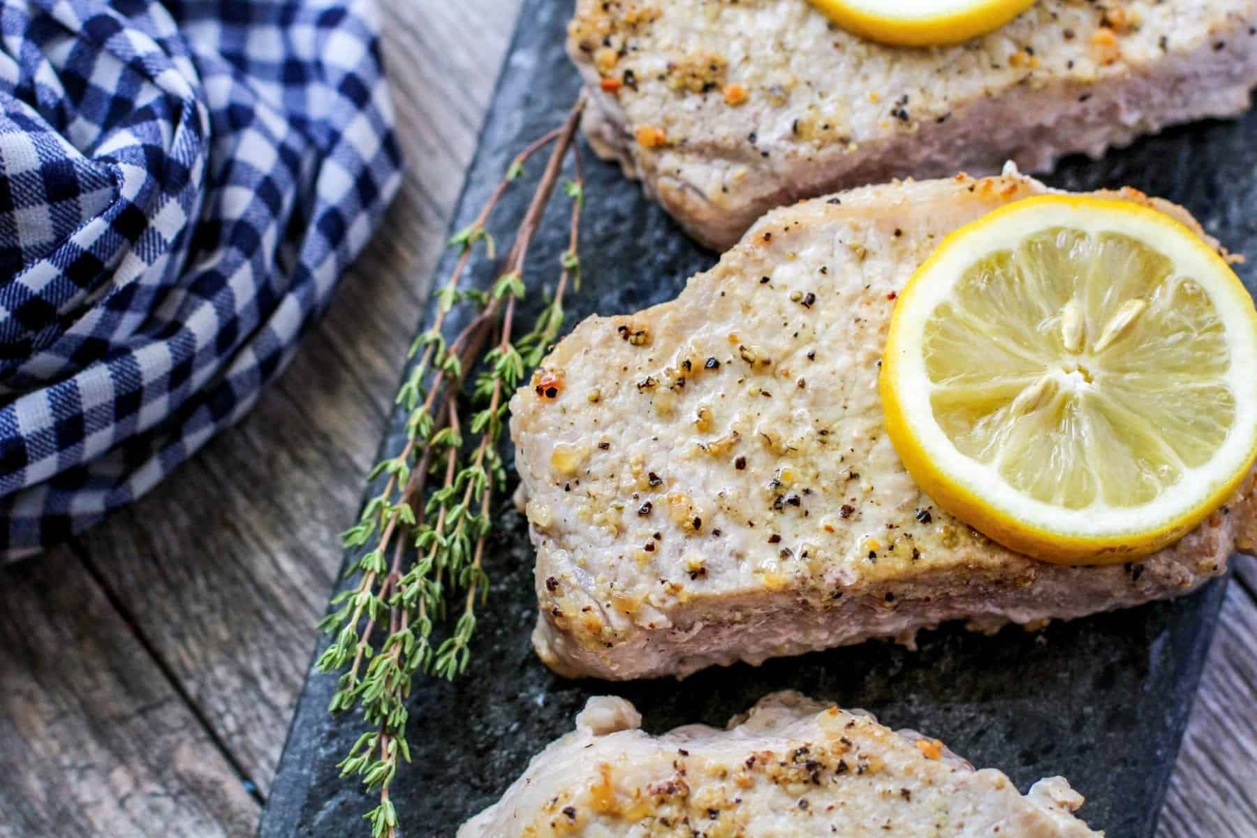 Lemon Pepper Pork Chops Recipe Stove Top, Grill and Oven Instructions!