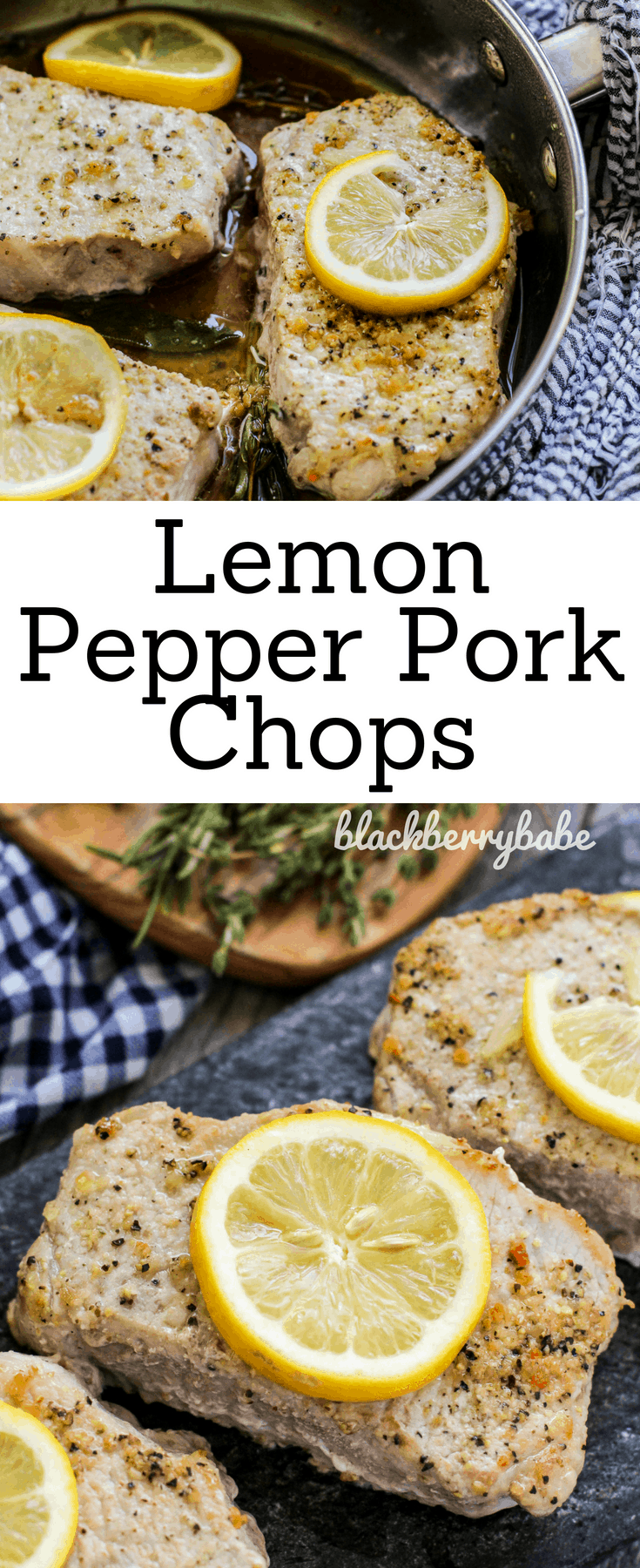 Lemon Pepper Pork Chops Recipe Stove Top, Grill and Oven Instructions!