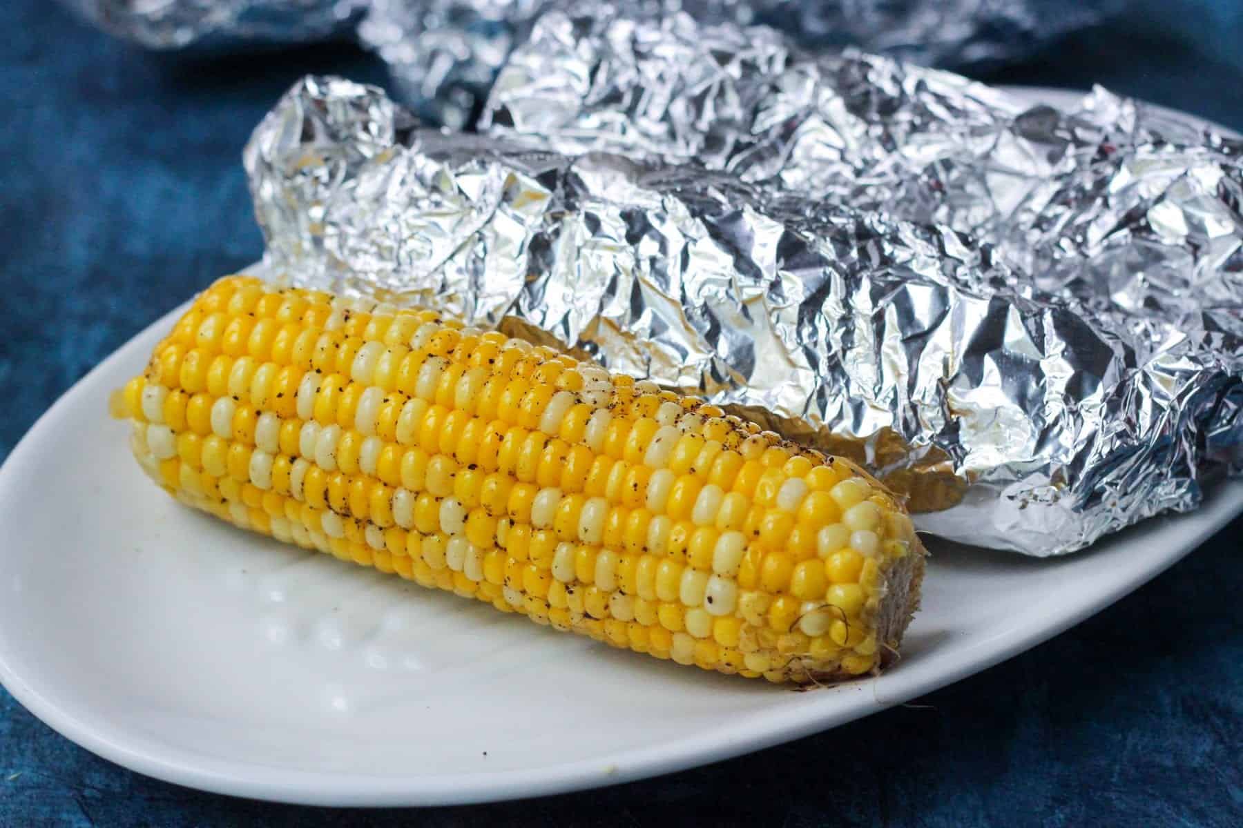 Grilled Corn On the Cob in Foil Recipe by Blackberry Babe