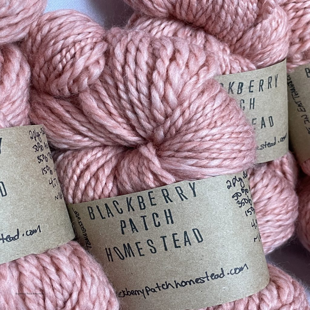 Spring Pink Blush Yarn Blackberry Patch Homestead